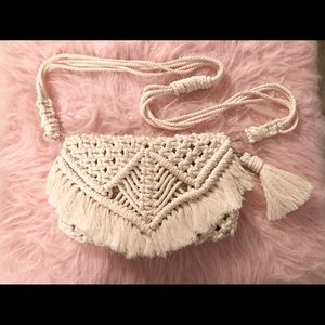 Macrame purse